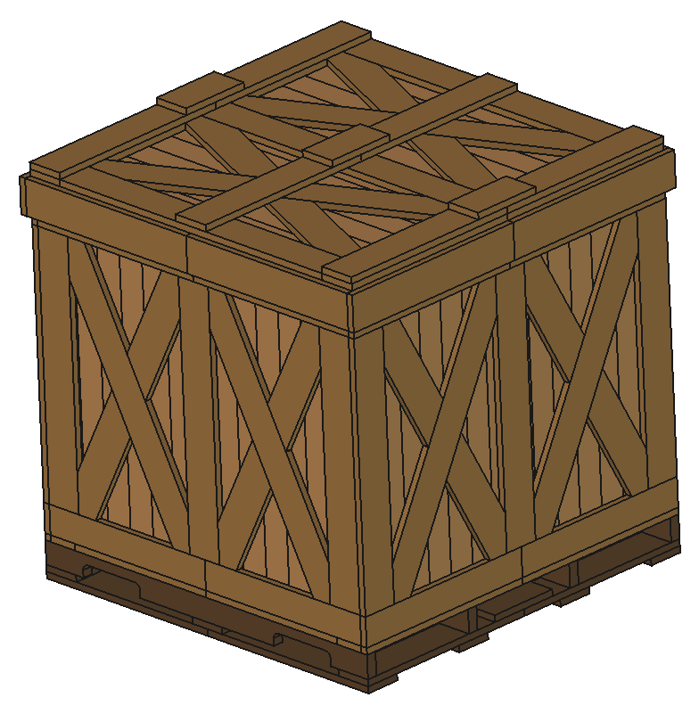 Damocles Cube Vault — axonometric render
